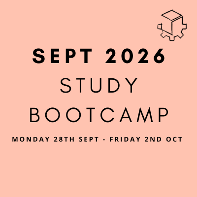 Study Bootcamp Sept/Oct 2026 (28th Sept- 2nd Oct) Week 1
