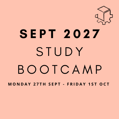 Study Bootcamp Sept/Oct 2027: Week 1